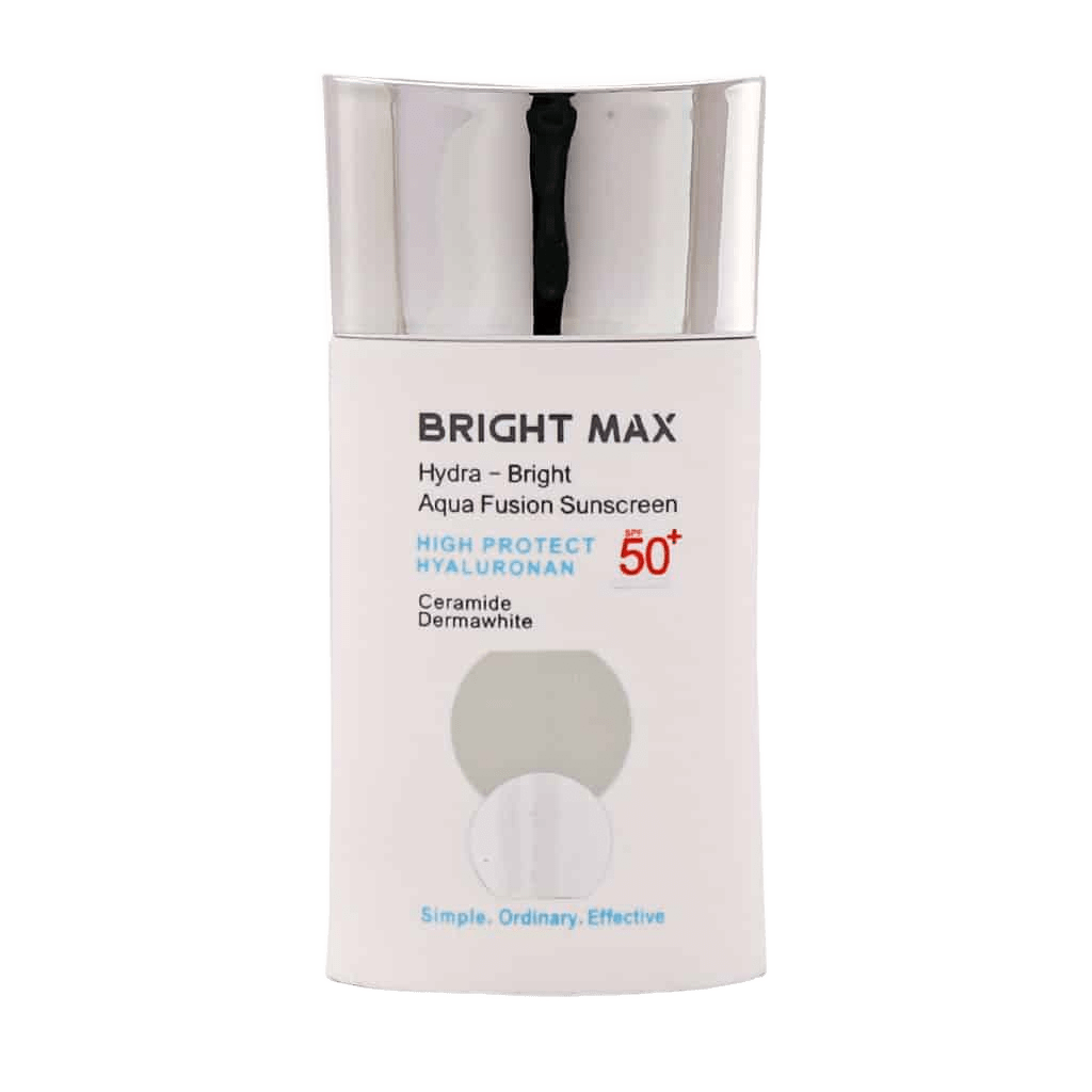 Bright-Max-SPF50-Aqua-Fusion-Sunscreen-Fluid-50-ml فلوئید ضد آفتاب آکوافیوژن هیدرا برایت SPF50