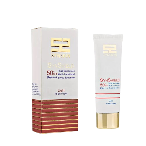 ضد آفتاب فلوئید رنگ روشن ساین شیلد SPF50 ضد آفتاب فلوئید رنگ روشن ساین شیلد SPF50