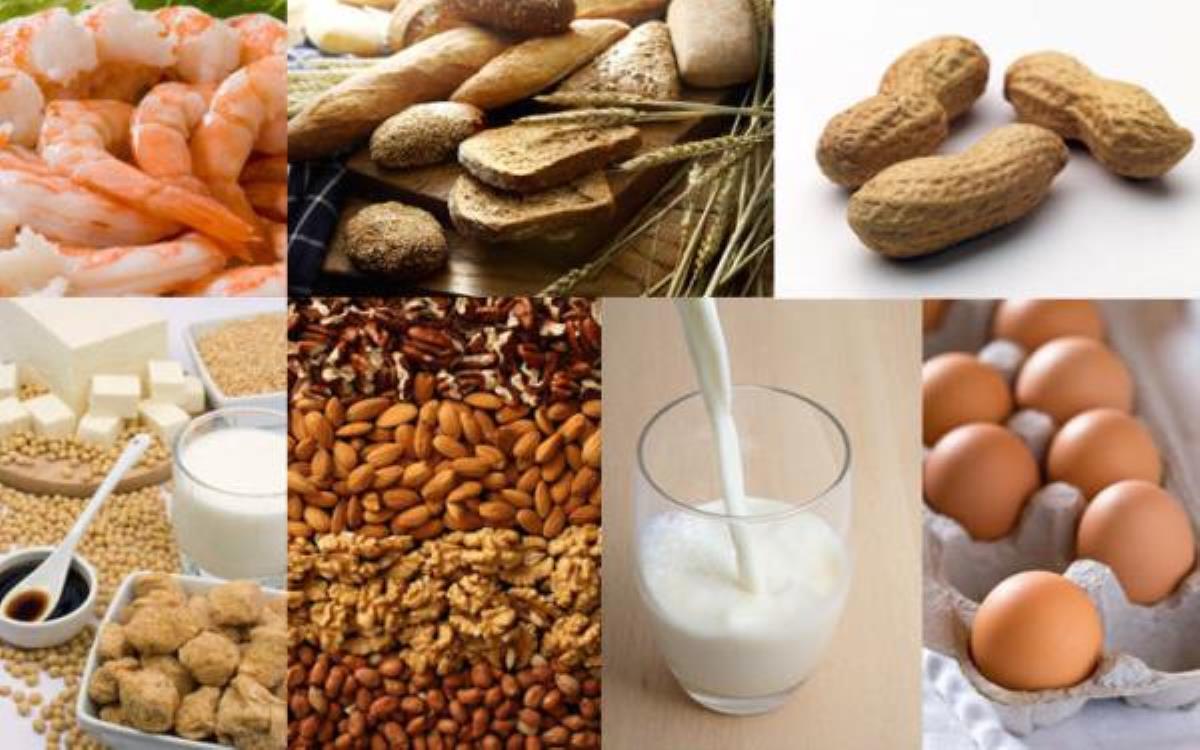 لیست مواد غذایی آلرژی زا