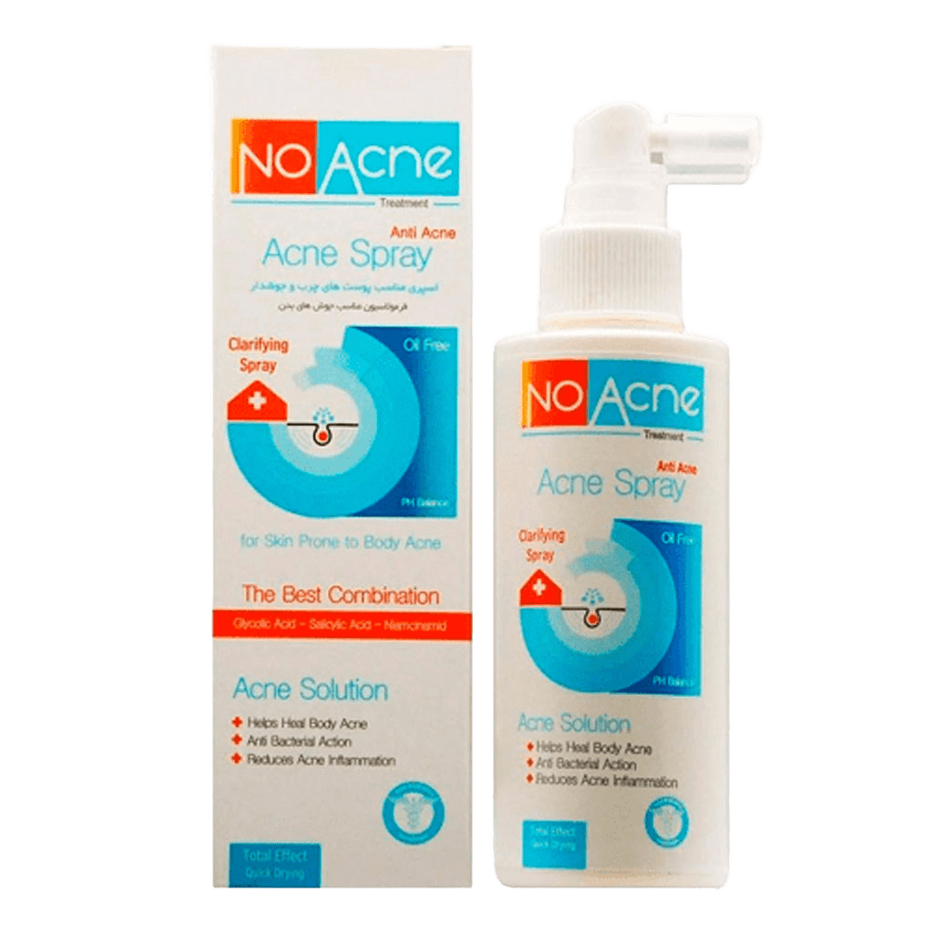 No-Acne-Acne-Spray-Clarifying افشانه ضد جوش بدن پوست چرب
