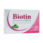 قرص بیوتین 4000 میکروگرم آلفا ویتامینز 30 عدد